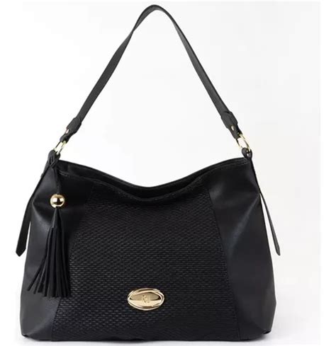 Bolsa De Ombro Hobo Feminina Rafitthy 28 11114a9 Preta MercadoLivre