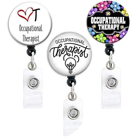 Amazon Occupational Therapy Set Of Badges Retractable Badge