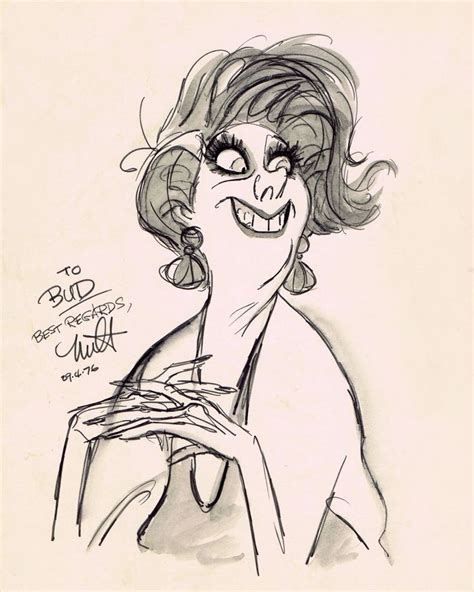 Milt Kahl Medusa ★ Art Of Walt Disney Animation Studios © Website