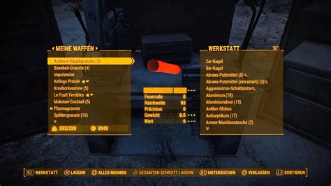 Fallout 4 Einfaches Lagersystem für Schrott YouTube