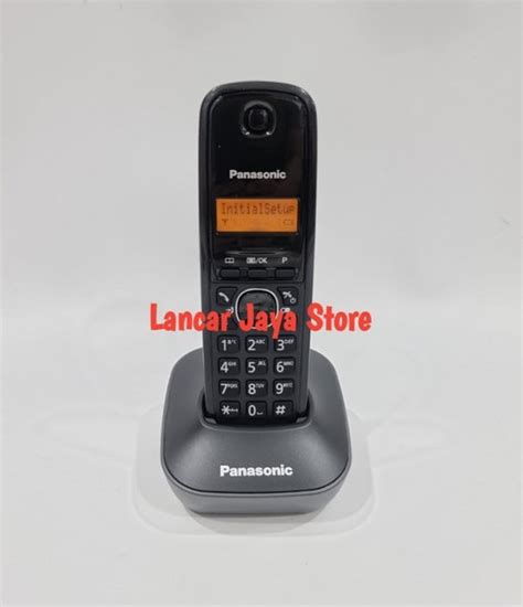 Jual Cordless Phone Panasonic Kx Tg Black Hitam Di Lapak Lancar