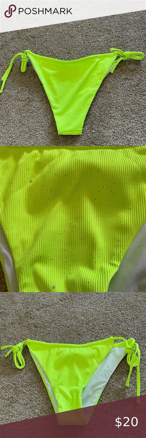 Neon Lime Large Tie Side Bikini Side Tie Bikini Tie Side Bikinis