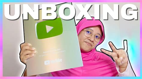 NANA UNBOXING SILVER PLAY BUTTON YouTube