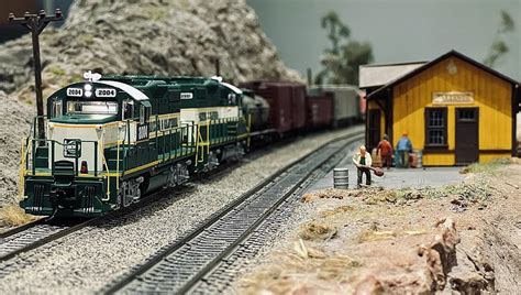 HO Scale Train at Station Photograph by Collin Westphal - Fine Art America