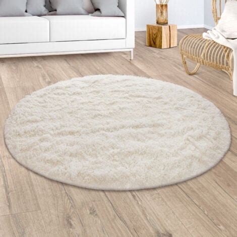 Paco Home Tapis De Salon Poil Long Shaggy Fausse Fourrure Pelucheux