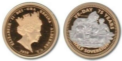 ½ Sovereign Elizabeth II VE Day Alderney Numista