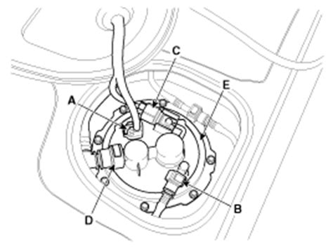 Kia Rio Fuel Pump Removal Fuel Delivery System Engine Control