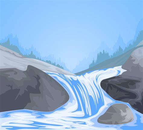 Best Waterfall Illustrations Royalty Free Vector Graphics And Clip Art