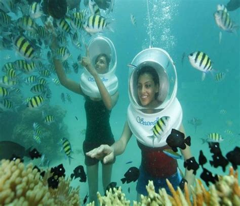 Underwater Seawalk At North Bay Port Blair Andaman Islands