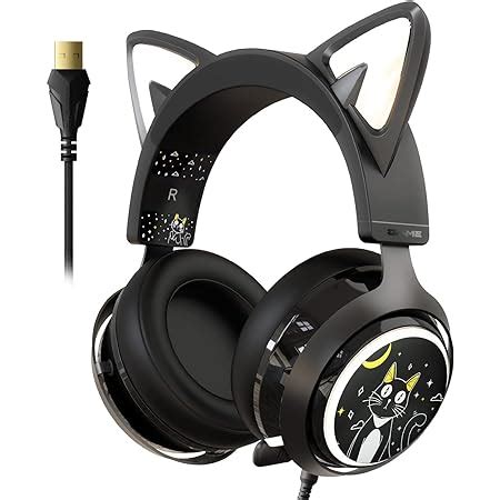 Amazon YOWU RGB Cat Ear Headphone 3G Wireless 5 0 Foldable Gaming