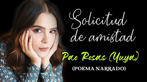 Solicitud De Amistad De YUYA Poemas Narrados YouTube