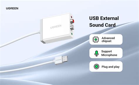 Amazon Ugreen Usb External Stereo Sound Card Audio Adapter With