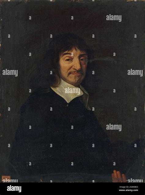 Portrait Of The Philosopher Ren Descartes Found In The