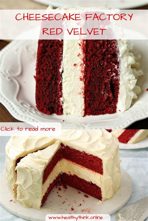 Cheesecake Factory Red Velvet Cheesecake Cake Copycat Healthy