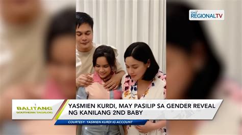 Balitang Southern Tagalog Yasmien Kurdi May Pasilip Sa Gender Reveal