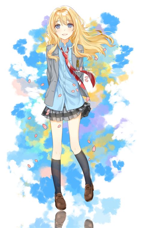 Miyazono Kaori Shigatsu Wa Kimi No Uso Mobile Wallpaper By Pixiv Id 9760517 1939240