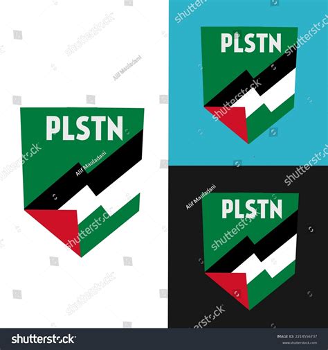 Illustration Vector Palestine Symbolshield Badgefree ...