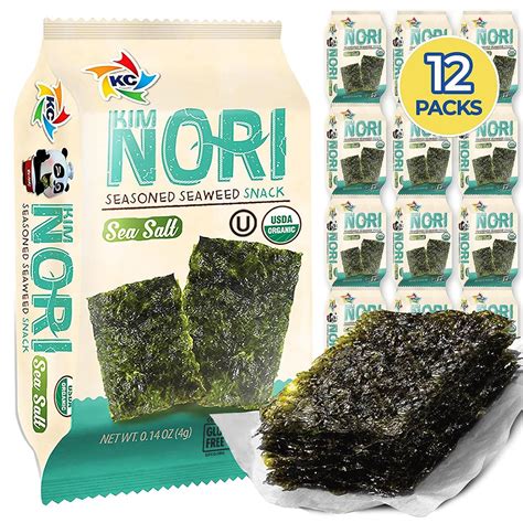 KIMNORI Seasoned Seaweed Snacks Sheets Organic Nepal Ubuy