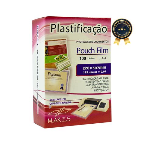 Polaseal A X Folhas Pl Stico Para Plastifica O Pouch