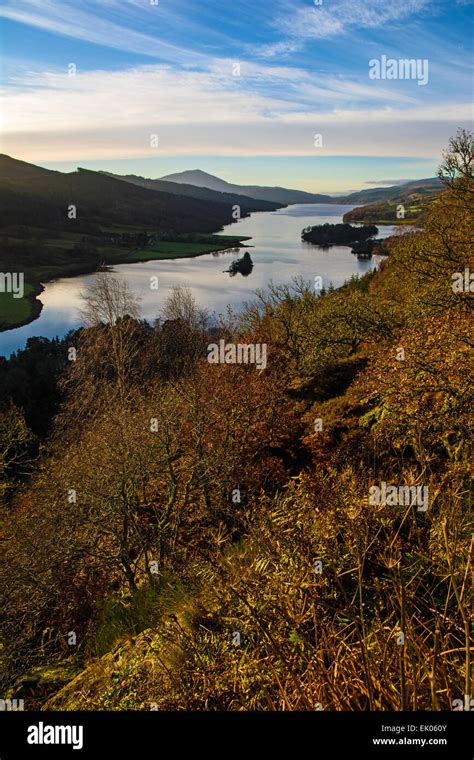 Autumn at The Queens View,Highland Perthshire Stock Photo - Alamy