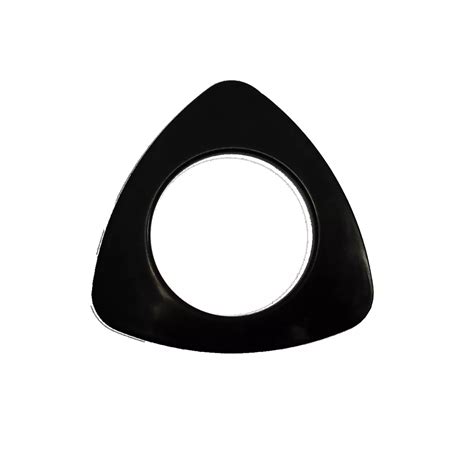 10 Plastic Triangle Grommets Black Rowley Rowley