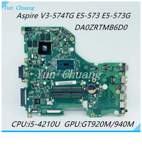 Nbmvm Da Zrtmb D Mainboard For Acer V Tg E E G