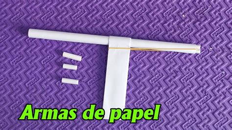 Como Fazer Uma Pistolas De Papel Que Si Dispara Origami Armas De Papel