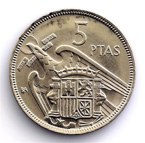 España Madrid Francisco Franco 5 Pesetas 1957 BA I Catawiki