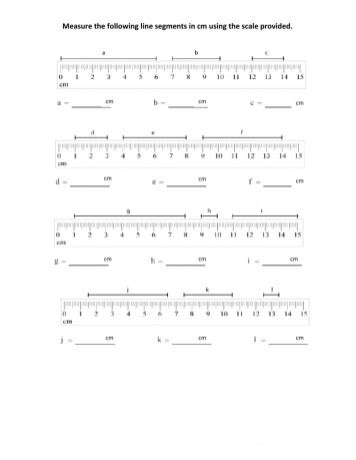 Measuring Angles And Segments Worksheet - Angleworksheets.com