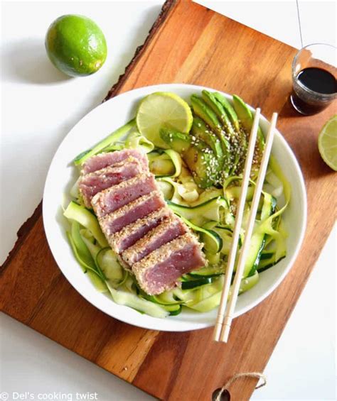 Sesame Seared Tuna Side Dish