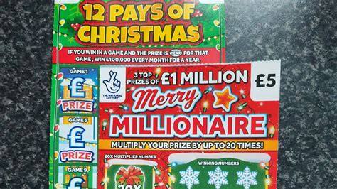 Christmas Scratch Cards Mix In Play Youtube