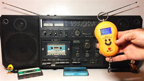 Sanyo M 9998 LU Radio Cassette Recorder Boombox Giant Ghetto Blaster