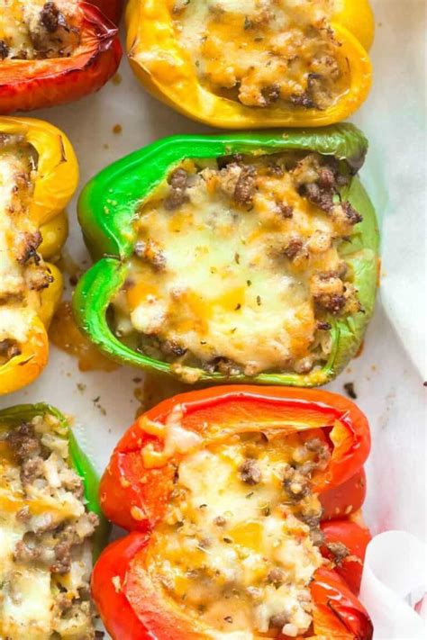 Keto Stuffed Peppers (Vegan!) - The Big Man's World