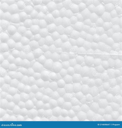 Polystyrene Styrofoam Foam Texture Abstract White Background Royalty