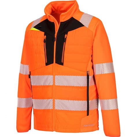 Portwest DX4 Hi Vis Hybrid Baffle Jacket Clothing From MI Supplies