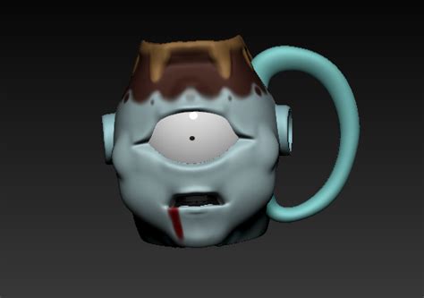 OBJ file JOGO VOLCANO HEAD - JUJUTSU KAISEN CUP 🌋 ・3D printing idea to ...