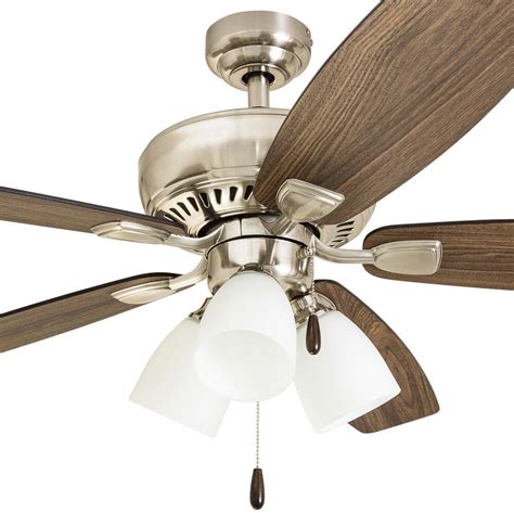 Tisbury Ii 52 Brushed Nickel Indoor Led Ceiling Fan — Patriot Lighting