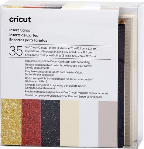 Cricut Insert Cards Glitz Glam S Cm X Cm Pack Bol