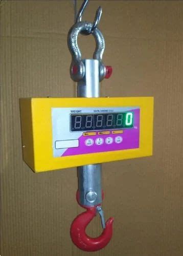 Mild Steel Kg Wireless Electronic Crane Scale For Weighing Size