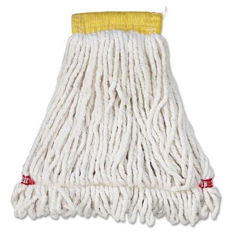 Rubbermaid Commercial Web Foot Wet Mop Head Shrinkless Cotton