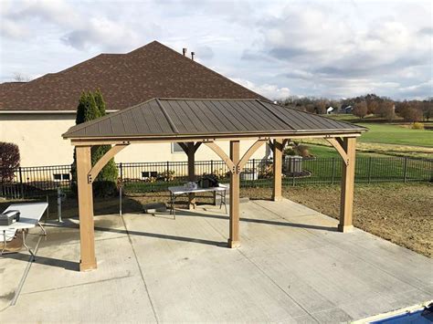 Poolside 12 X 20 Gazebo Yardistry Structures Gazebos Pergolas And Hot