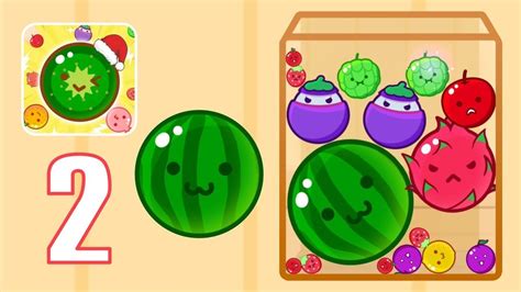 Water Melon Fruit Merge Gameplay E 2 Fruits Skin YouTube