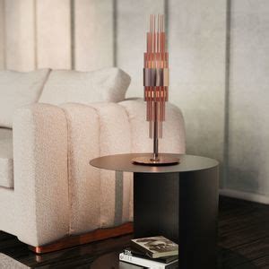 Table Lamp PETRA Ccastro Lighting Brass Marble Contemporary