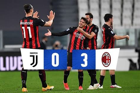 Juventus Milan 0 3 Risultato Finale Serie A 2020 2021 Gol Di Diaz