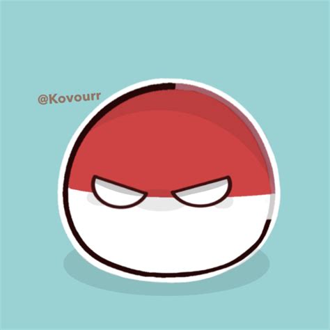 Indonesia countryball {angry} | Poland art, Drawings of friends, Country art