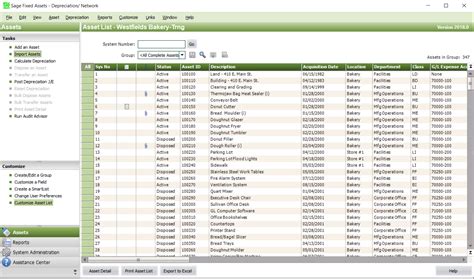 Sage Fixed Assets Depreciation Software