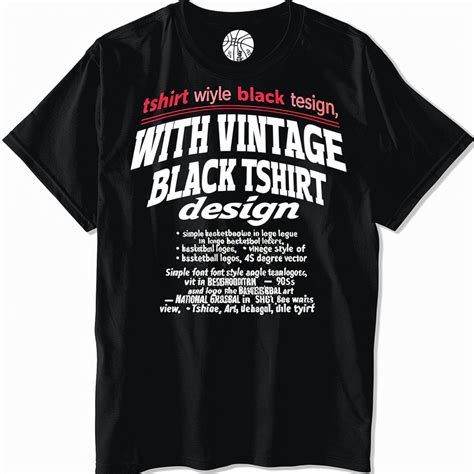 Vintage Vibes Meet Modern Cool Get Your Black Tshirt Featuring Retro