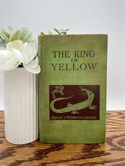 The King In Yellow Robert Chambers Signed And Inscribed First