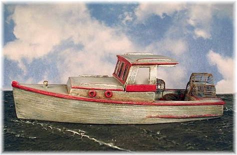 Ho 187 Scale 34 Lobster Boat Kit Waterline Hull