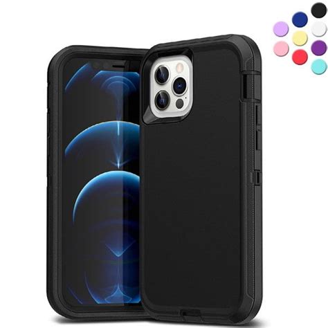 Entronix Heavy Duty Case For Iphone 1212 Pro Shockproof Shatter Resistant Rubber 61 Inch